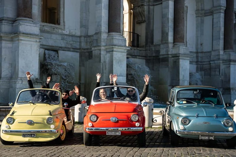 Rome: Vintage Fiat 500 Cabriolet Private City Tour - Piazzale Socrate: the early photo stop that sets the mood