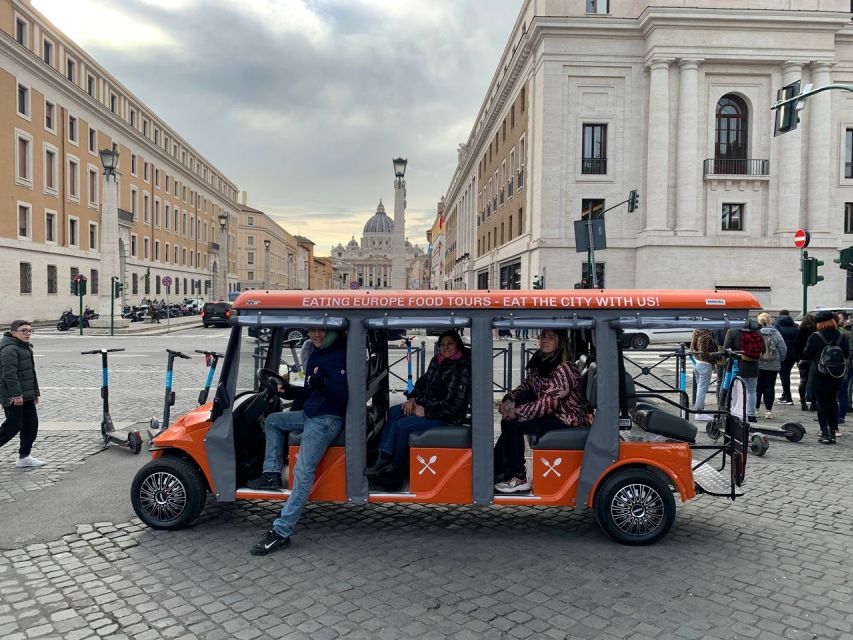 Rome: VIP Golf Cart Food Tour - Quick tips to get the most out of the evening