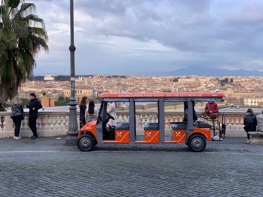 Rome: VIP Golf Cart Food Tour - Saint Peter’s Basilica to Castel Sant’Angelo: seeing the big names the easy way