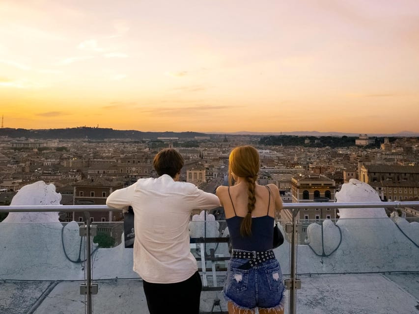 Rome: Vittoriano with Rooftop & Palazzo Venezia Hosted Entry - Elevator Up the Rooftop Terrace: the best payoff for 60 minutes