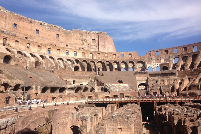 ROME:COLOSSEUM EXPRESS GLADiATOR ARENA SMALL GROUP/PRIVATE TOUR - What You See: 1st & 2nd Tiers With Arena Access
