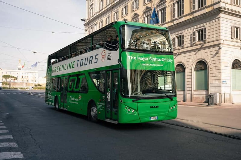 Rome:Hop-On Hop-Off Panoramic Open Bus Ticket 3 Circuits x 1 - Villa Borghese and Piazza Barberini: parks, promenades, and museum access