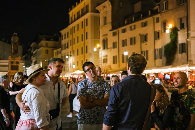 Rome's Dark Side Ghosts and Legends Tour - Start at Campo de’ Fiori: your night shifts into legend mode