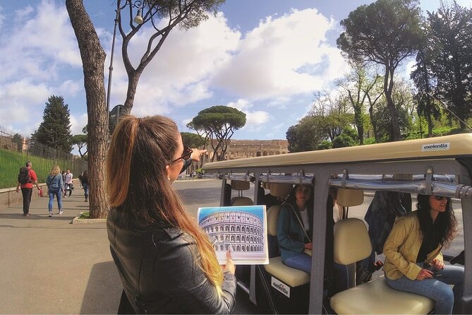 Rome’s Top Highlights by Luxury Golf Cart - Meeting at Via Marco Aurelio and Getting Oriented Fast