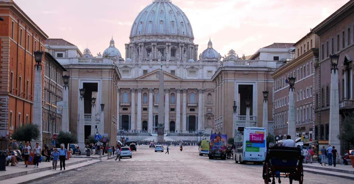 Rome:St. Peter's Basilica Tour, Exclusive Underground Access - Entering St. Peter’s Basilica: La Pieta, the Square view, and Baldachin scale
