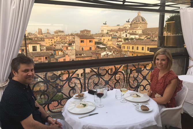 Rooftops of Rome by Night Food Tour with Dinner, Cocktails & Guided Sightseeing - Stop 1: Piazza Barberini, Triton Fountain, and the start of the skyline story