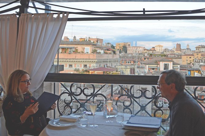 Rooftops of Rome by Night Food Tour with Dinner, Cocktails & Guided Sightseeing - Stop 3: Piazza della Minerva, passing Pantheon-area piazzas, and a rooftop main course