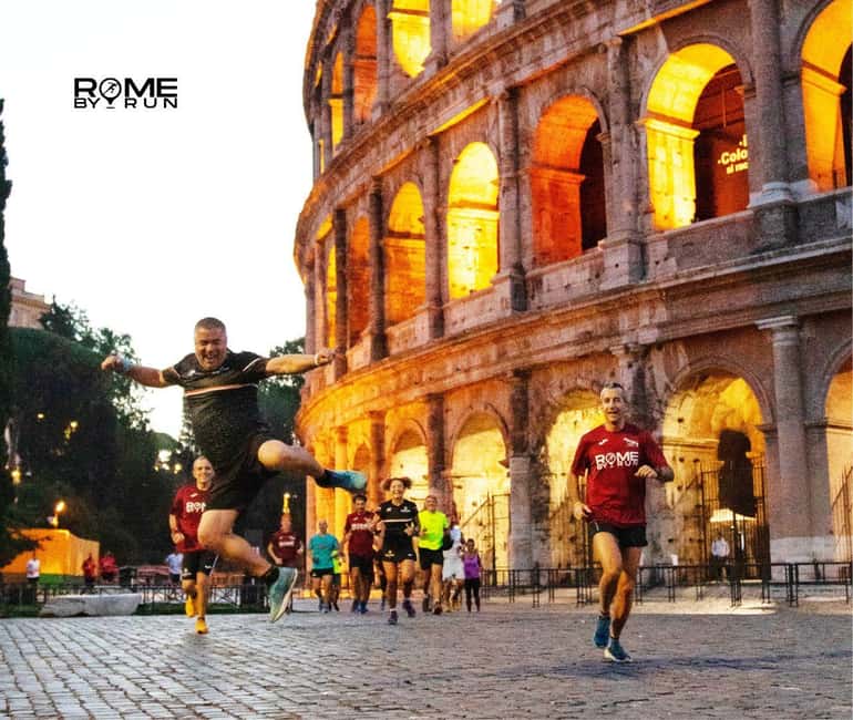 Running Tours Rome 9km [shared or private] - Buddy-runner energy and the included digital photos/videos