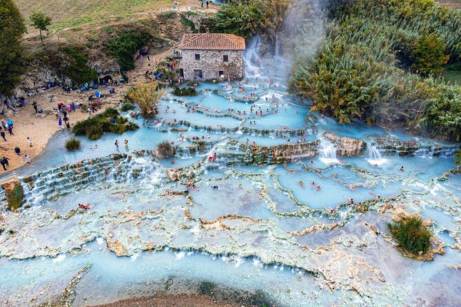 Saturnia Thermal Spring Small Group Day Trip from Rome with Lunch - Entering Terme di Saturnia: 37°C Water, Real Relax Time