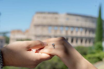 Secret Proposal Photoshoot in Rome + Reel - Largo Gaetana Agnesi: where it starts and why that matters