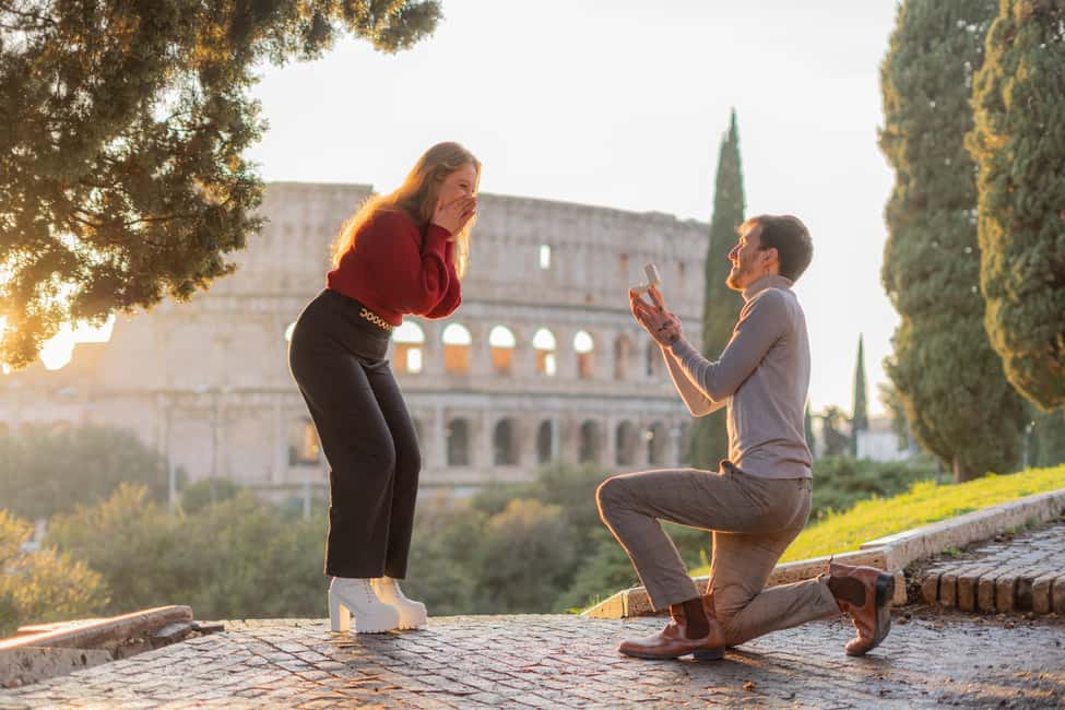 Secret Proposal Photoshoot in Rome + Reel - Communication and day-of details that prevent plan failures