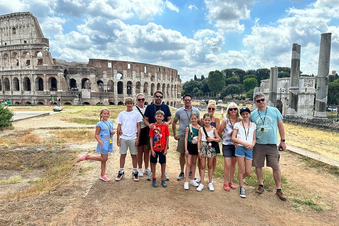 Semi Private Guided Tour of the Colosseum & Forums for Kids & Families in Rome - Pace, shade, and what to bring for a 2.5-hour day