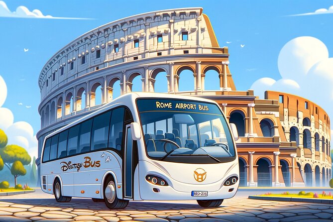 Shuttle Bus between Fiumicino Airport (FCO) and Rome center (Termini) - Timing reality check: 50 minutes, but plan for rush-hour behavior
