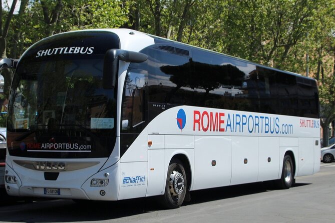 Shuttle Bus between Fiumicino Airport (FCO) and Rome center (Termini) - Mobile tickets and QR codes: the one thing that can slow you down