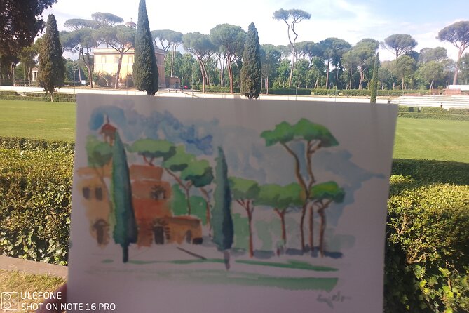 Sketching in Rome Villa Borghese Private lesson with Guido - Should you book Sketching in Rome with Guido