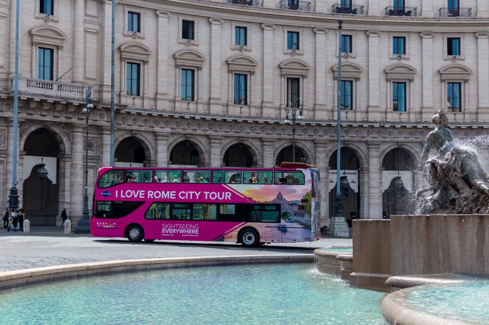 Skip-the-Line Vatican Entry & Panoramic Open Bus Tour - Rome from the Bus: Landmarks and Multilingual Audio