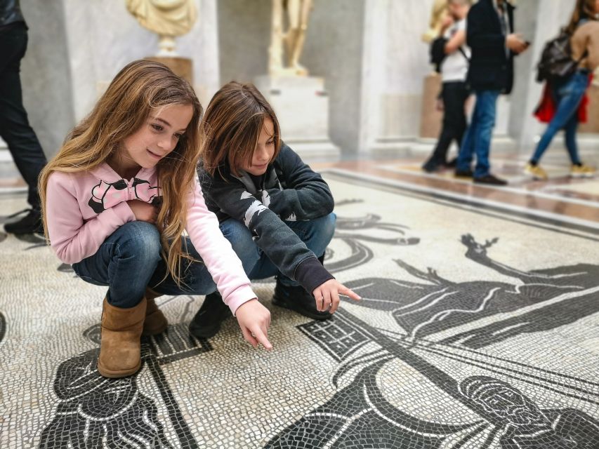 Skip-the-Ticket-Line Kids Fun Sistine Chapel & Vatican Tour - From Ancient Greece to Raphael in a tight 3-hour plan