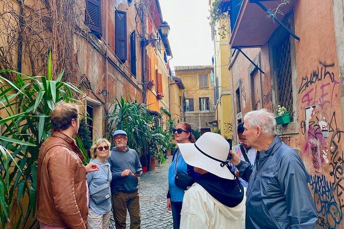 Small Group Rome's Jewish Ghetto and Trastevere Tour - Trastevere Alleyways: Bohemian Streets After the Ghetto’s Heavy Weight