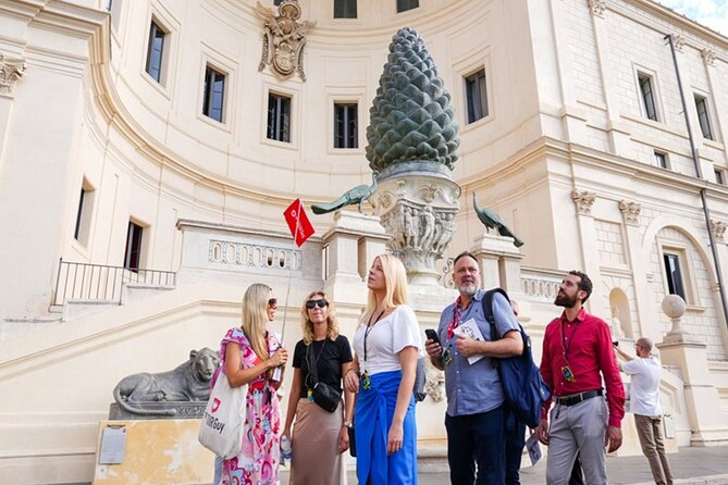 Small Group Vatican Museums Tour & Sistine Chapel - Max 10 people - Pinecone Courtyard and Sphere within a Sphere: a smart warm-up