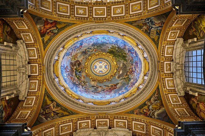 St. Peters Square & Basilica Vatican Walking Tour with Audioguide - Stop 2: St. Peter’s Basilica in about 40 minutes—dome, baldachin, and key artworks