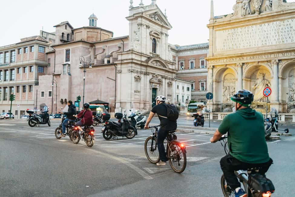 Sunrise in Rome: Small Group E-Bike Tour & Italian breakfast - Campidoglio Hill at sunrise: The view that makes the early wake-up worth it