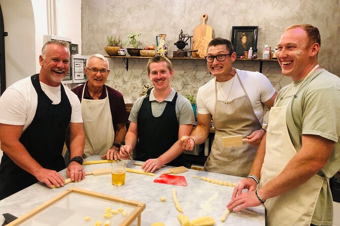 Super Fun Pasta & Gelato Class by Vatican with Wine + Oil Tasting - Who’s Teaching: Chef Massimo and the Hands-On Team Energy