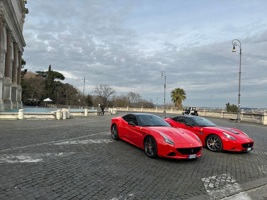 Test drive a Ferrari with an instructor in central Rome - Time Options: 30 Minutes vs 2 to 3 Hours in Rome