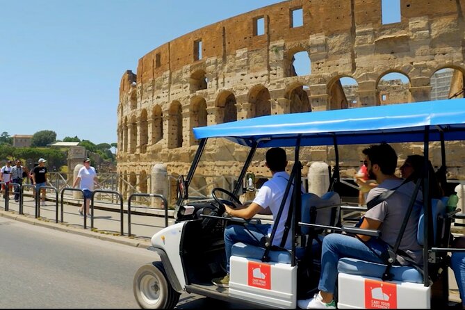 The best of Rome by Golf Cart - private tour - Guide, English, and the reality of cart comfort