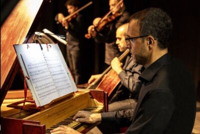 The Four Seasons by Antonio Vivaldi - Sala Dante Roma - The ensemble: strings quintet and harpsichord (plus Elvin Dhimitri)
