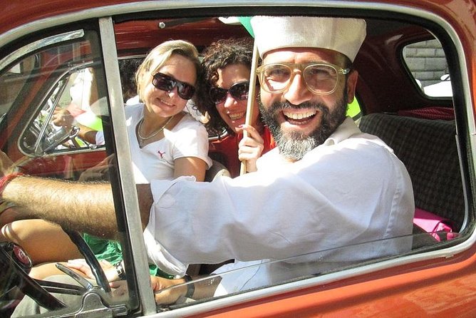 The ORIGINAL Fiat 500 3hour chauffeured tour - Ancient Rome stops: Caracalla Baths, Circus Maximus, Porta San Paolo