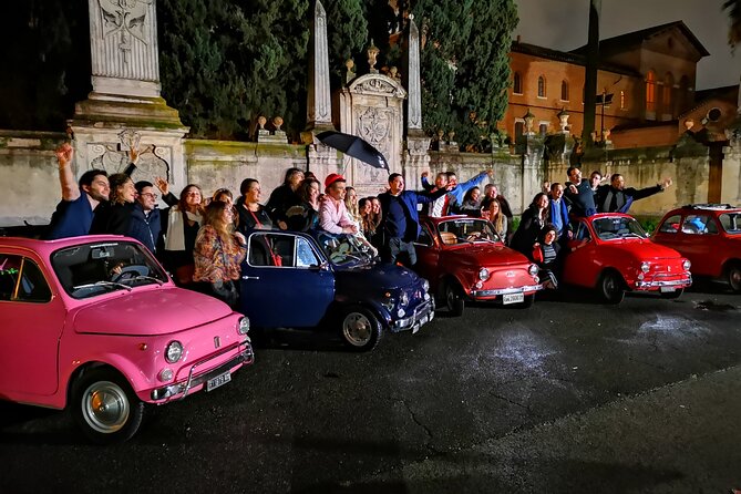 The Original Fiat 500 Night Tour of Rome - St. Peter’s Square at Night: Huge Scale Without Daytime Crowds