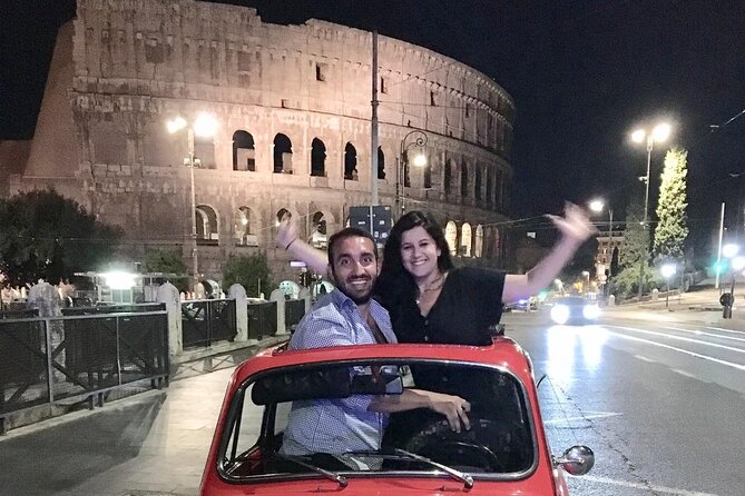 The Original Fiat 500 Night Tour of Rome - Piazza Navona After Dark: Baroque Drama in a Roman Stadium Shape