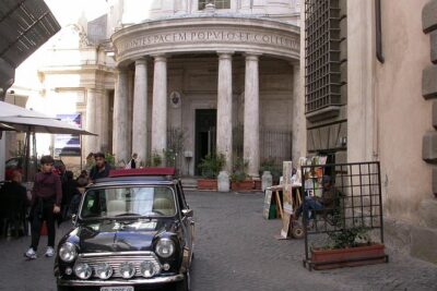 THINK BIG, GO MINI! Rome Day&Night in Mini Cooper Classic Cabrio - How the 3-hour route strings together Rome’s icons and skyline views