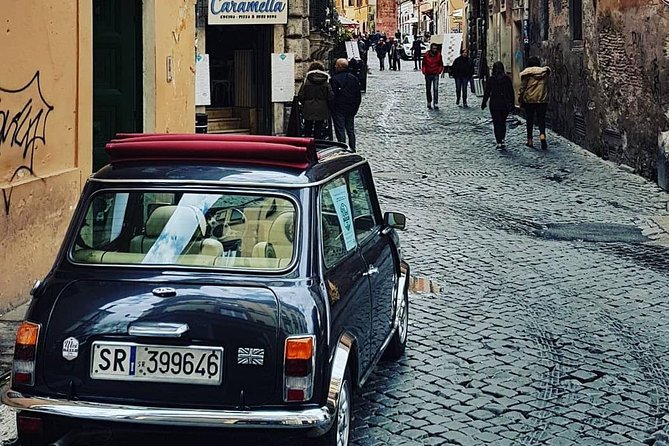 THINK BIG, GO MINI! Rome Day&Night in Mini Cooper Classic Cabrio - Castel Sant’Angelo plus hilltop viewpoints: where Rome turns scenic