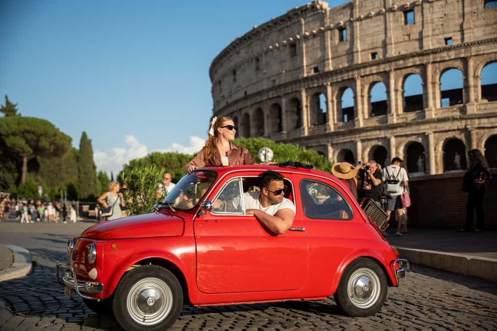 Timeless Rome: A Journey in a Vintage Fiat 500 - Colosseum stop: the photo moment you’ll actually plan for
