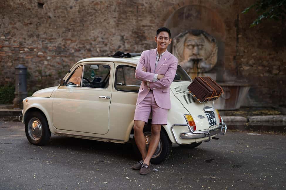 Timeless Rome: A Journey in a Vintage Fiat 500 - Giardino degli Aranci and Terrazza del Gianicolo: Rome from above