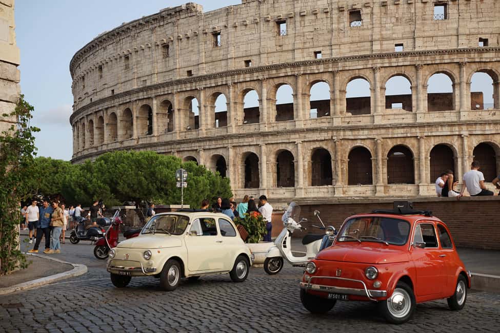 Timeless Rome: A Journey in a Vintage Fiat 500 - Trastevere pass-by and Circus Maximus: seeing Rome without turning your day into a walking test