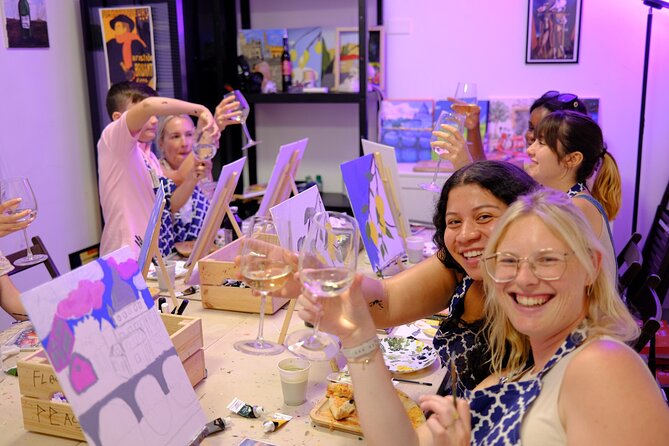 Tipsy Painting Class Rome - The 2.5-hour flow: how the evening typically runs