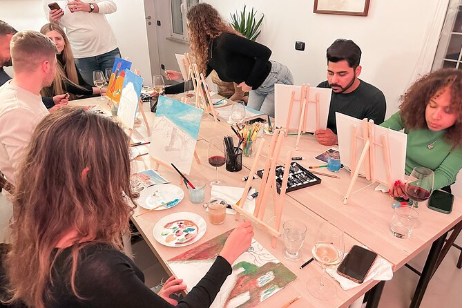 Tipsy Painting Class Rome - The best value angle: $71.35 for a real souvenir and a break
