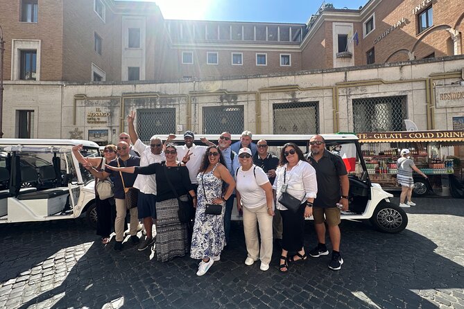Top Ten Rome Major Attractions by Golf Cart - Guides make the difference: Valerio, Flaminia, and calm city driving