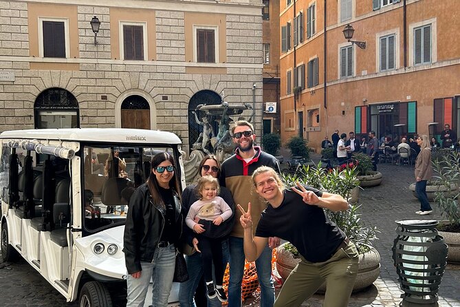 Top Ten Rome Major Attractions by Golf Cart - Stop 1: Colosseum in 15 minutes, plus the ticket detail