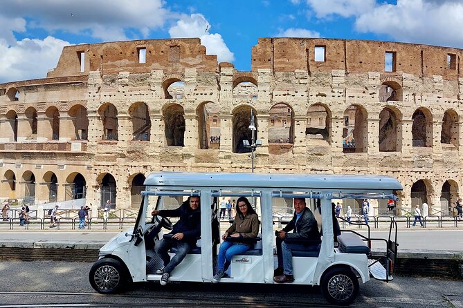 Tour of Rome in 7 Seater Golf Cart - Your 3-Hour Route: From Aventine to the Colosseum Area