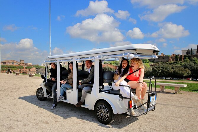 Tour of Rome in 7 Seater Golf Cart - What You’re Paying For at $118.94 per Person