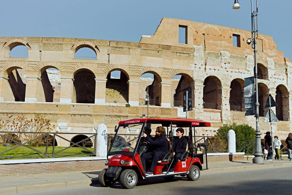 Tour of Rome in Golf Cart: Ancient Rome - Electric Golf Cart Comfort: How It Changes the Rome Plan