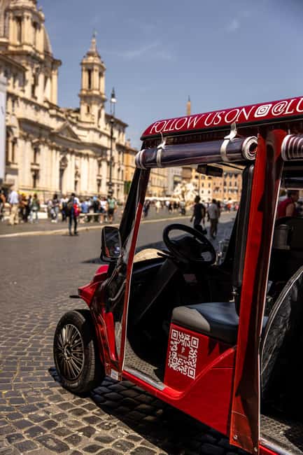 Tour of Rome in Golf Cart: Seven Hills of Rome - Celio Hill to Aventine Keyhole: viewpoint time that actually feels fun
