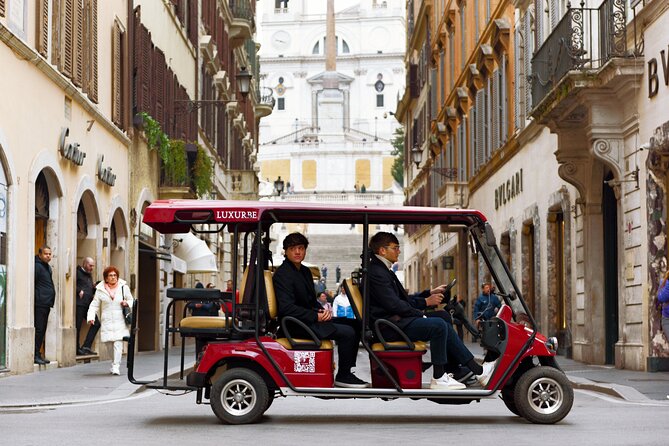 Tour of Rome in Golf Cart: Squares and Fountains of Rome - Via dei Condotti: the practical place to start and end