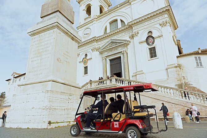 Tour of Rome in Golf Cart: Squares and Fountains of Rome - Trevi Fountain: one of the most famous scenes, handled the right way