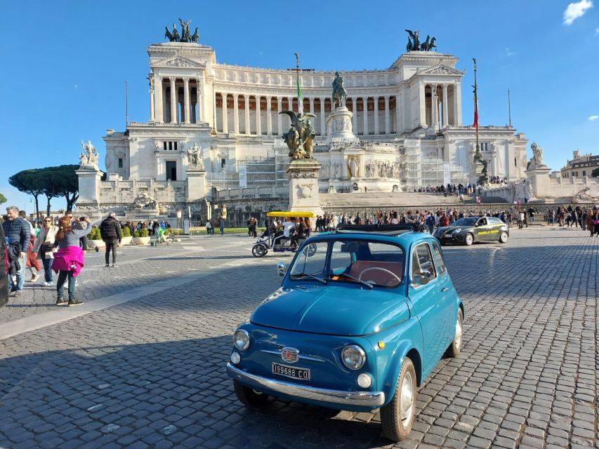 Tour of Rome on board a Vintage Fiat 500 - Why a 1967 Fiat 500 changes Rome for you