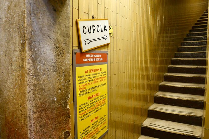 Tour of St Peter's Basilica with Dome Climb and Grottoes - Climbing the Cupola di San Pietro: Views Worth the Work