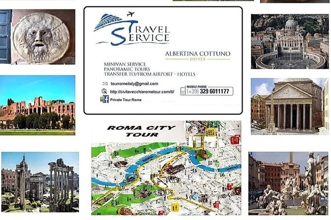 Transfers from Fiumicino/Rome to Civitavecchia - Private Transfer Timing: From Fiumicino or Central Rome to Civitavecchia